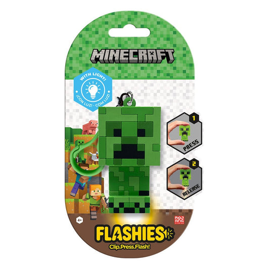 Minecraft Flashies 3D Light-Up Keychain