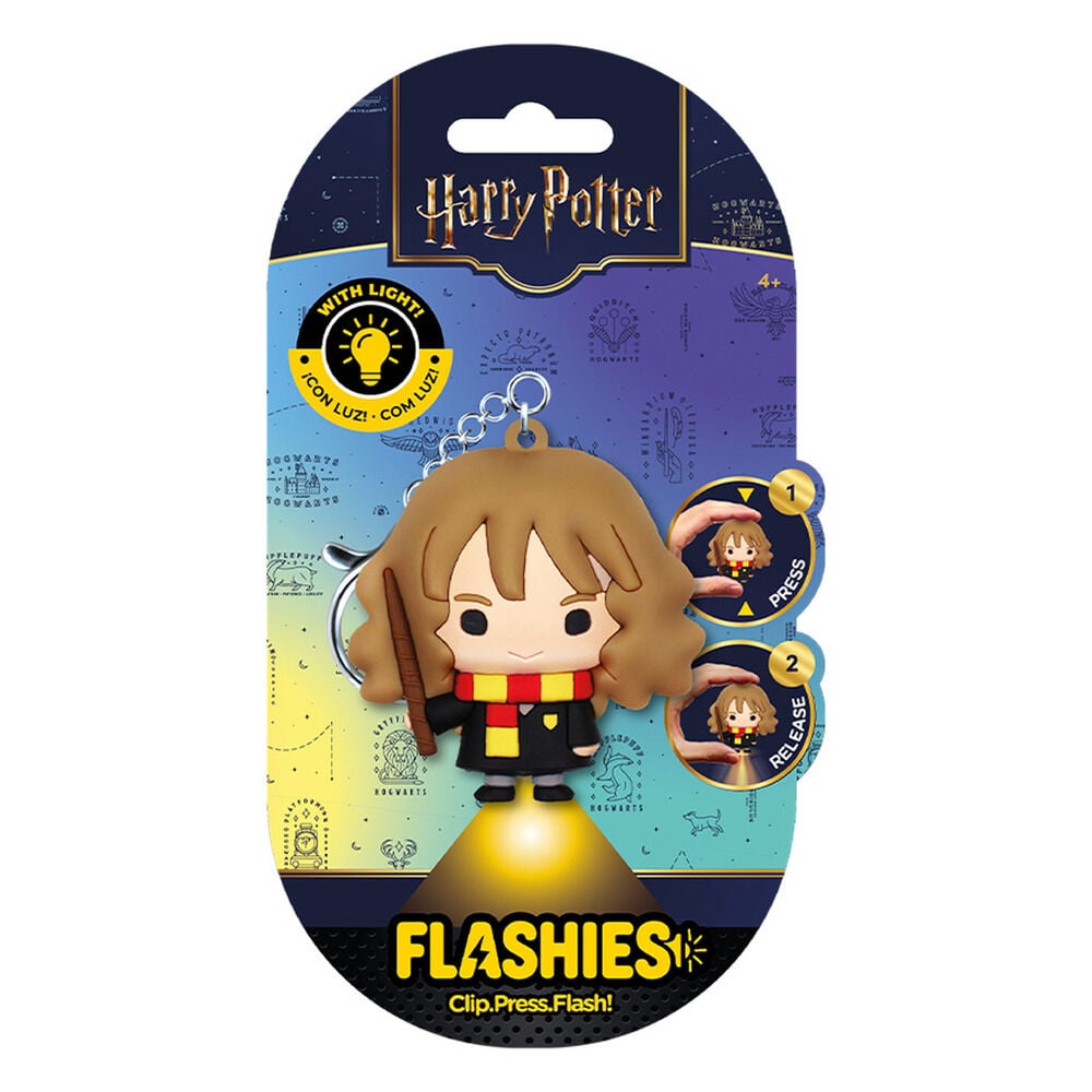 3D Light-Up Hermione Keychain from Harry Potter Flashies