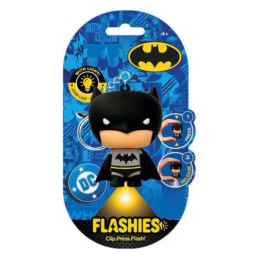 3D Figure Keychain with Light Batman DC Comics Flashies