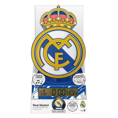 Real Madrid 3D Weckerlampe