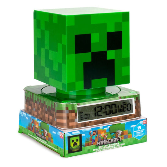 Minecraft 3D Alarm Clock Lamp