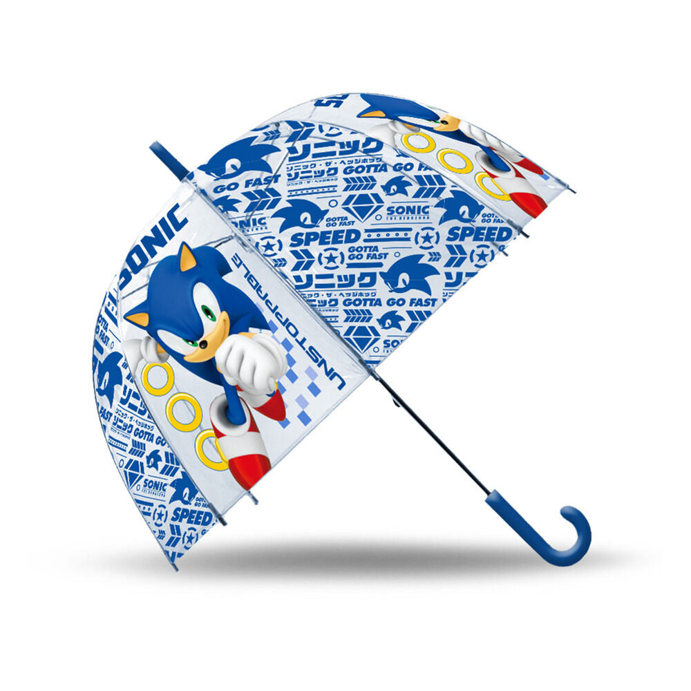 Sonic the Hedgehog transparent umbrella, 46cm