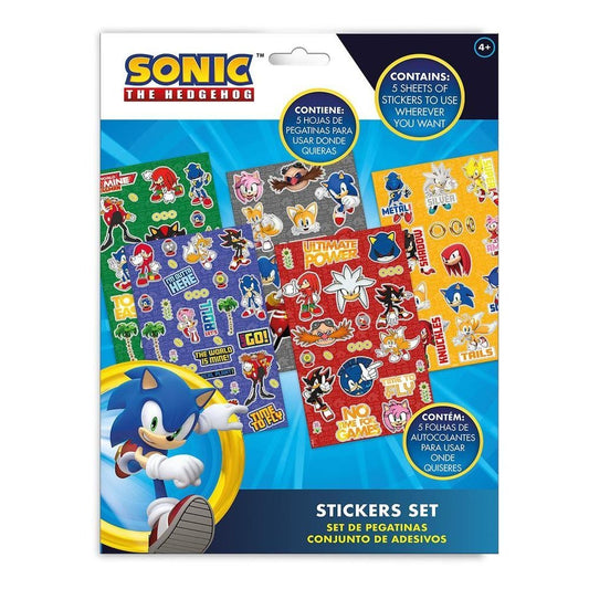 Sonic the Hedgehog sticker set