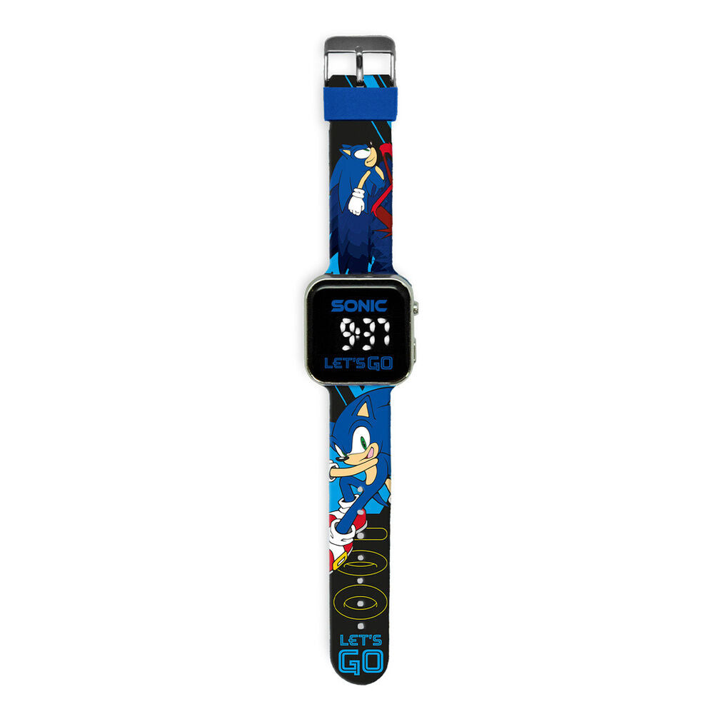 Sonic the Hedgehog multifunction LED watch