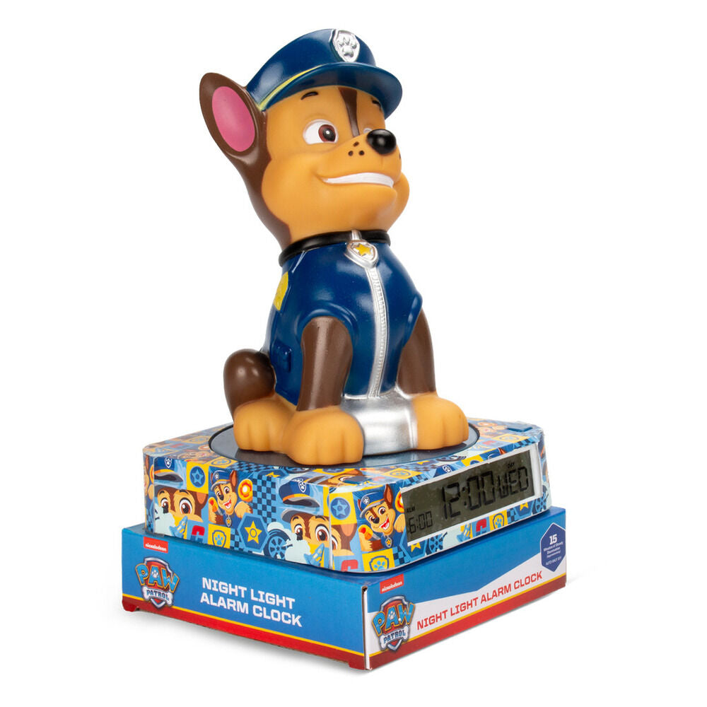 3D Chase Paw Patrol Alarm Clock Lamp