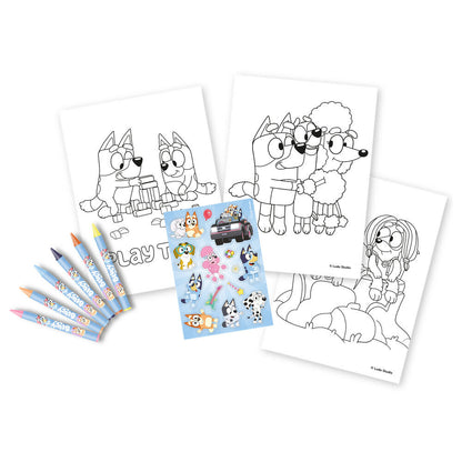 Bluey coloring set