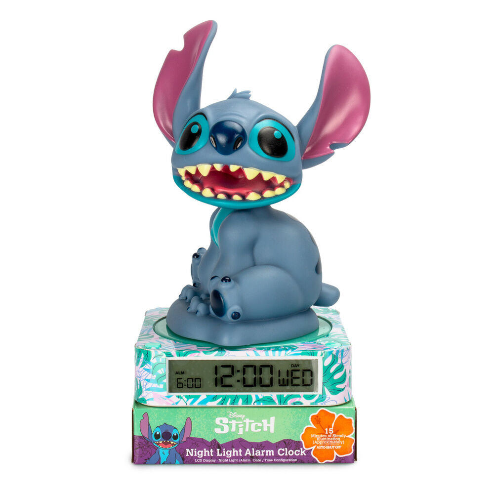 3D Stitch Disney Alarm Clock Lamp