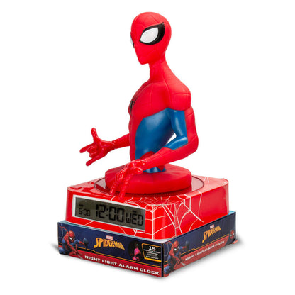 3D Spiderman Marvel Alarm Clock Lamp