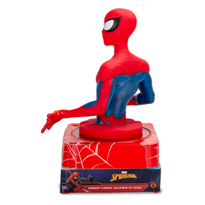 3D Spiderman Marvel Alarm Clock Lamp