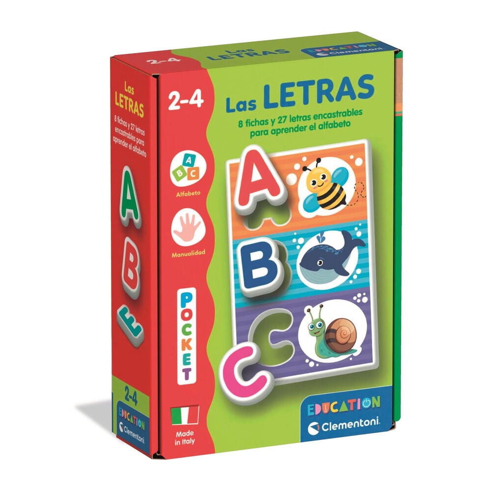 Pocket game I learn the letters