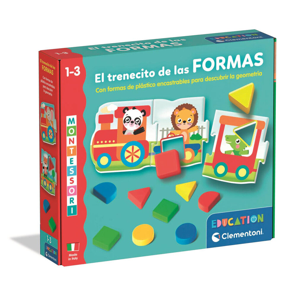 Montessori Shape Train Game