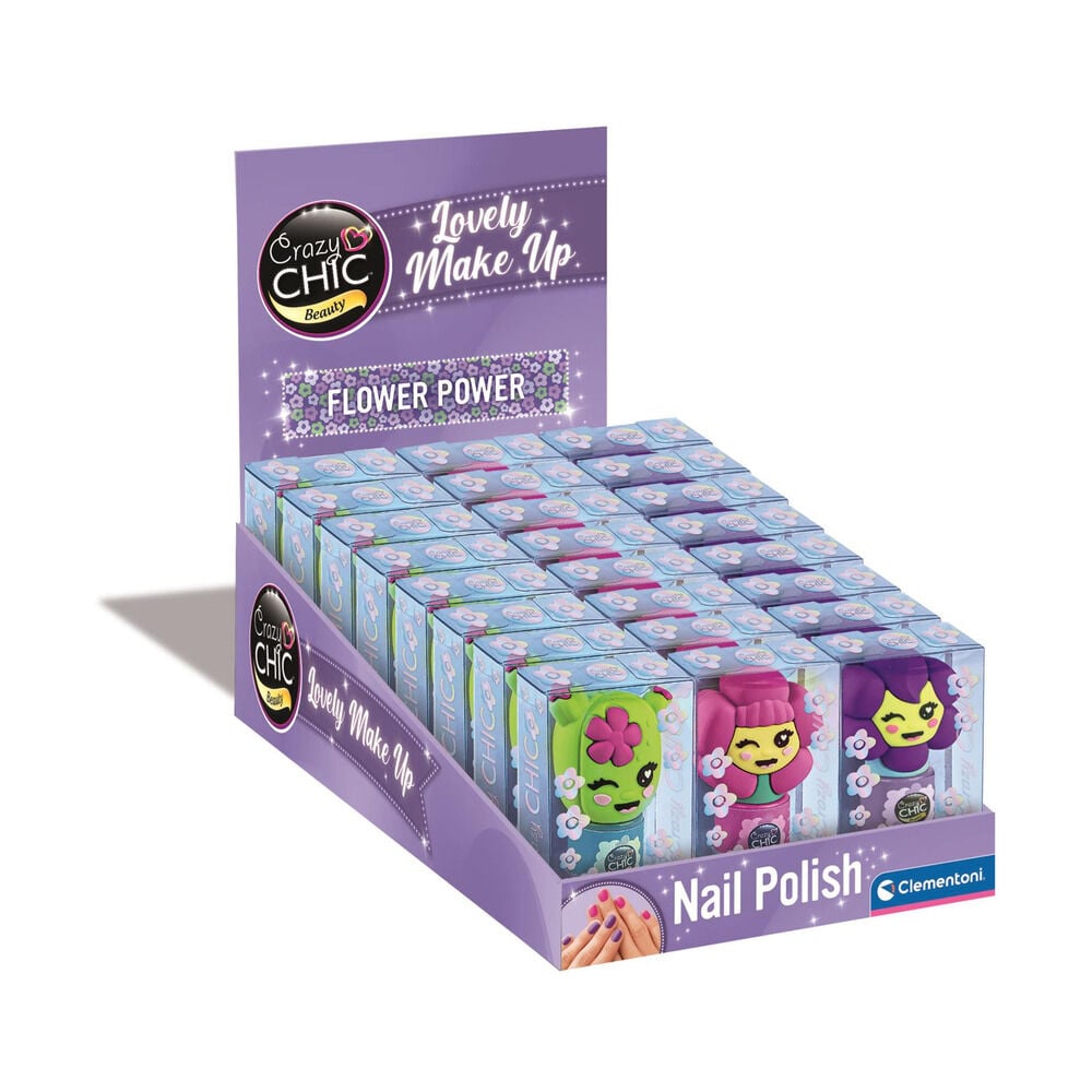 Flower Power Lovely Makeup Crazy Chic Nail Polish