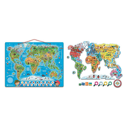 Magnetic Geopuzzle Puzzle The World