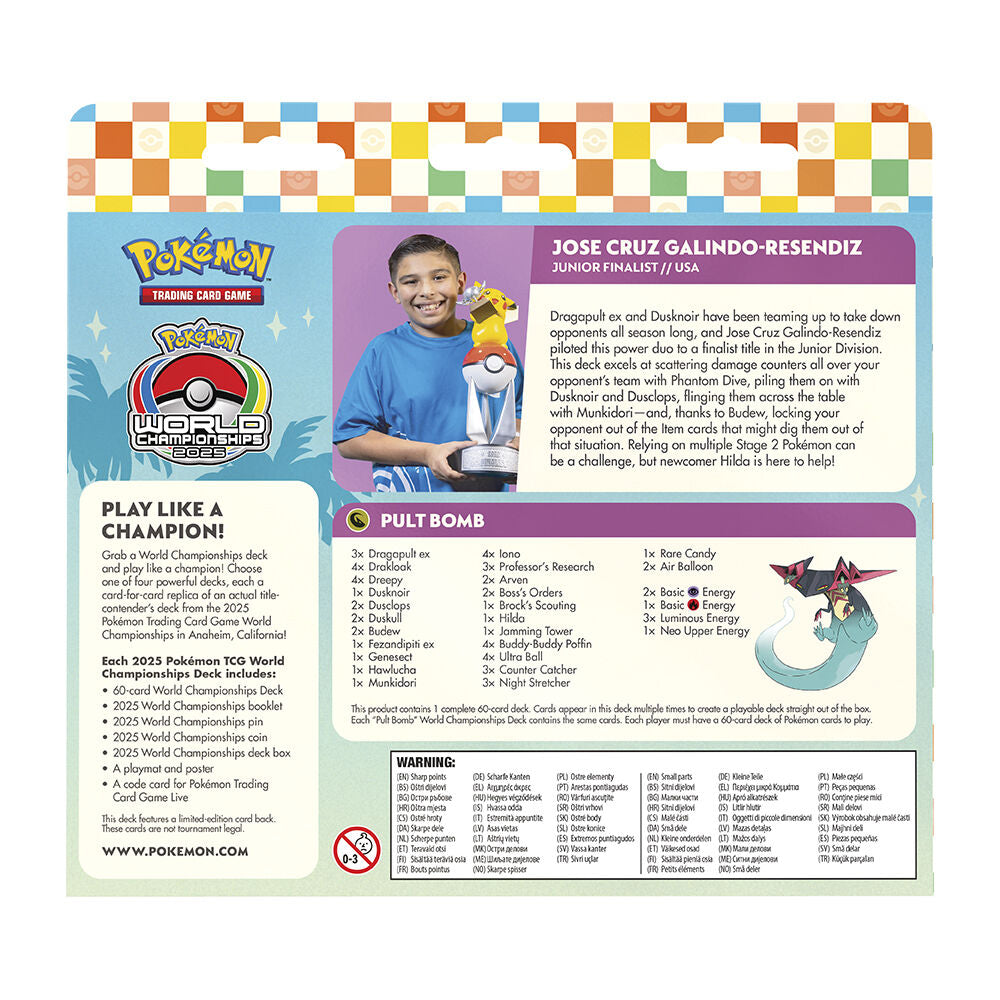 Decks du Championnat du monde Pokémon Q2  Jeu de cartes assorti (anglais)