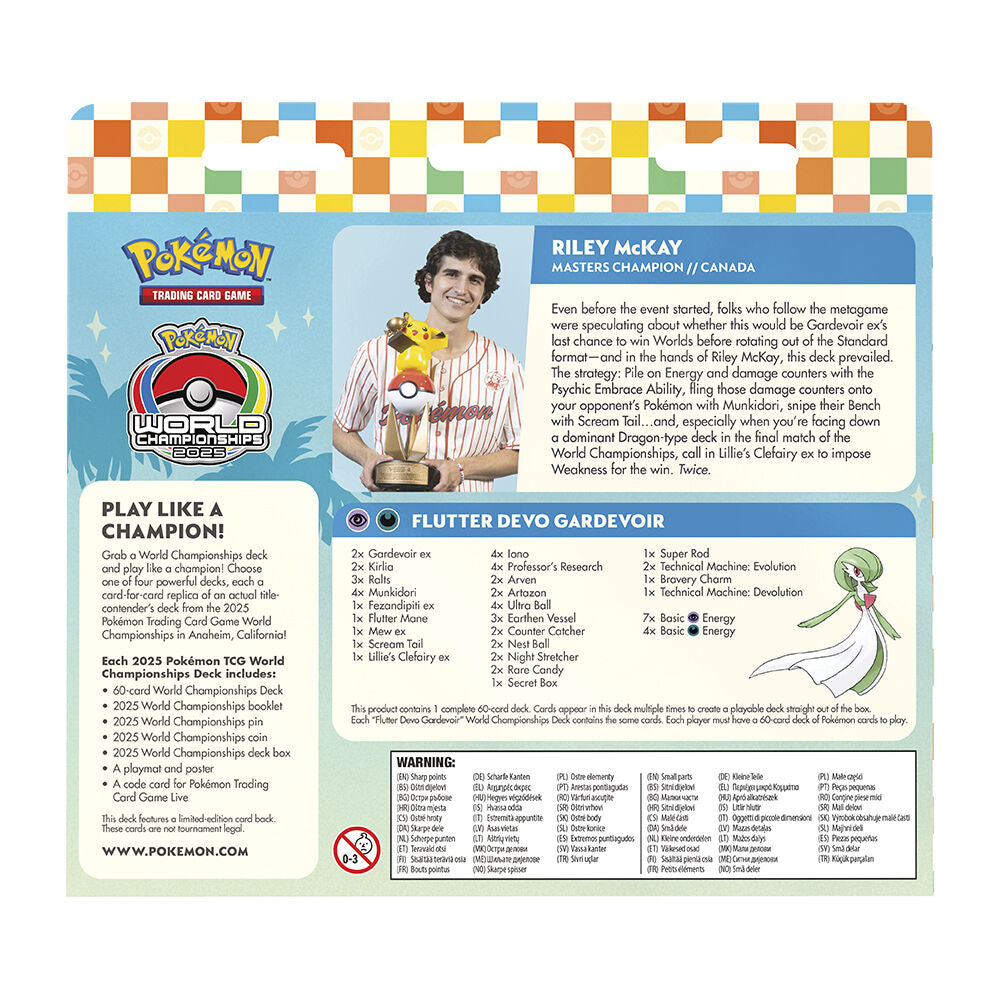 Decks du Championnat du monde Pokémon Q2  Jeu de cartes assorti (anglais)