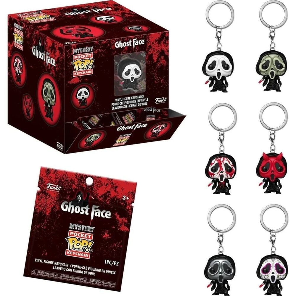 Pocket POP Mystery Ghost Face Keychain Assorted