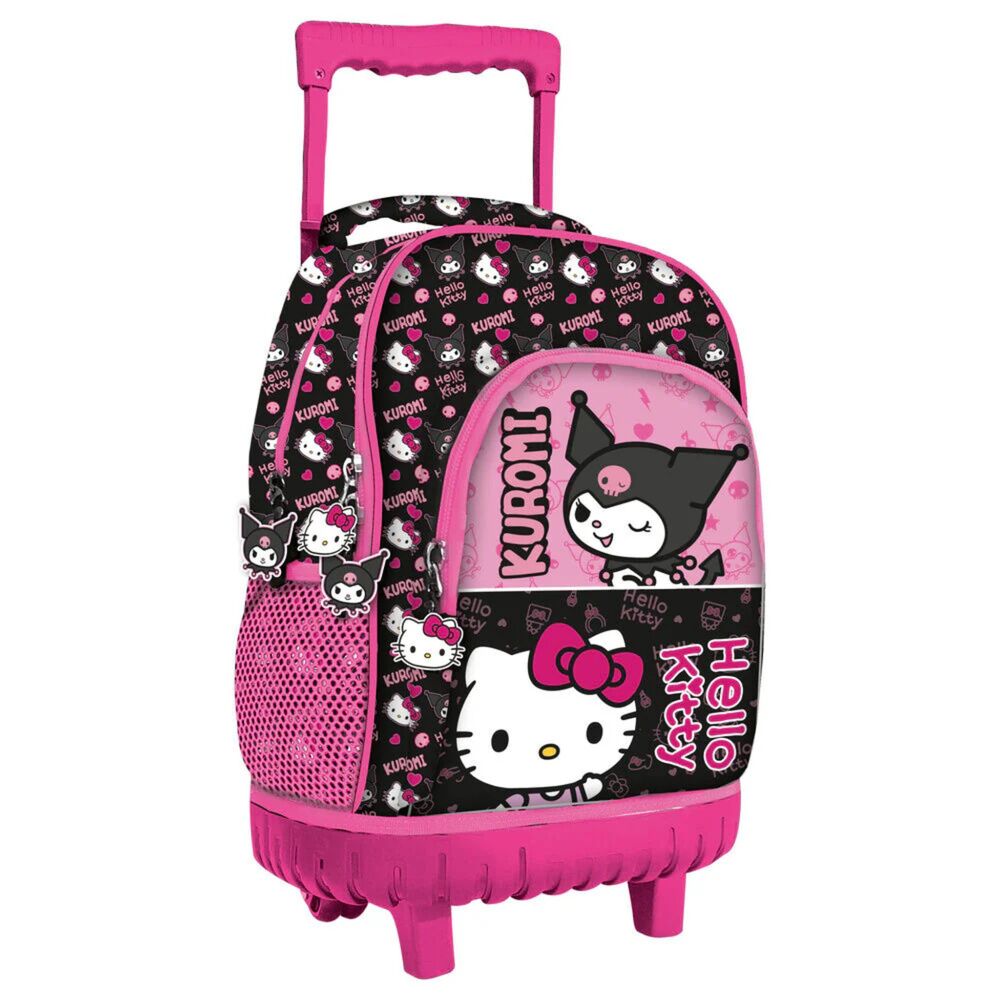 Wózek Kuromi i Hello Kitty 44 cm