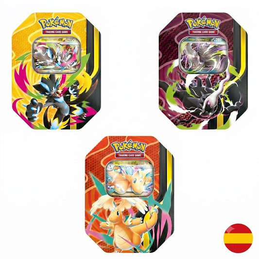 Tin Cards August ex Pokemon Spanish