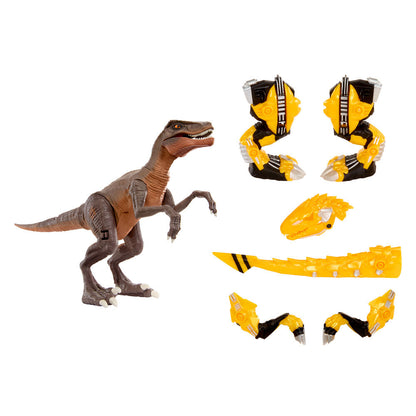 Blaze Yellow Raptor Dinosaur Armosaurus Figure