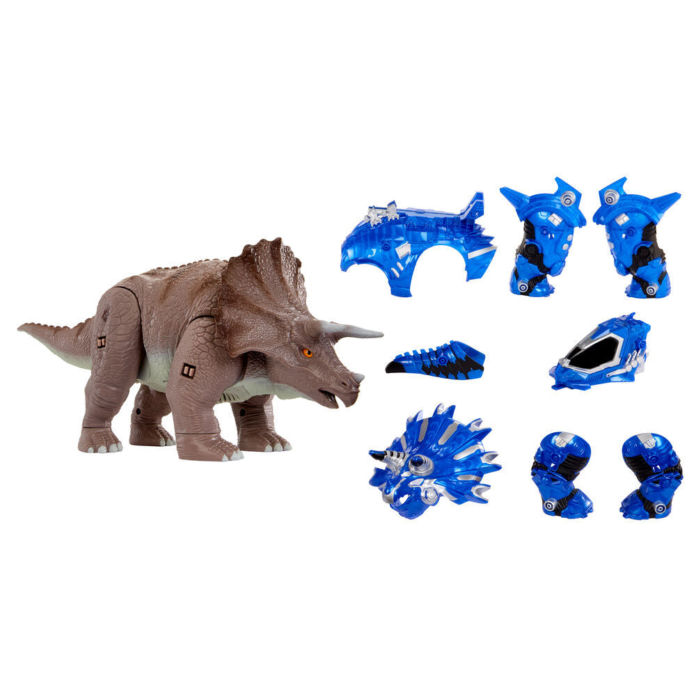Cobalt Triceratops Dinosaur Armosaurus Figure