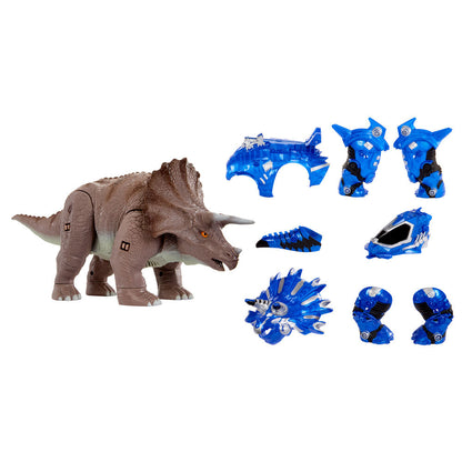 Cobalt Triceratops Dinosaur Armosaurus Figure
