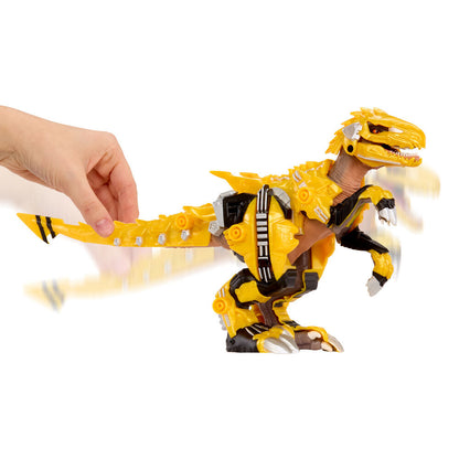 Blaze Yellow Raptor Dinosaur Armosaurus Figure