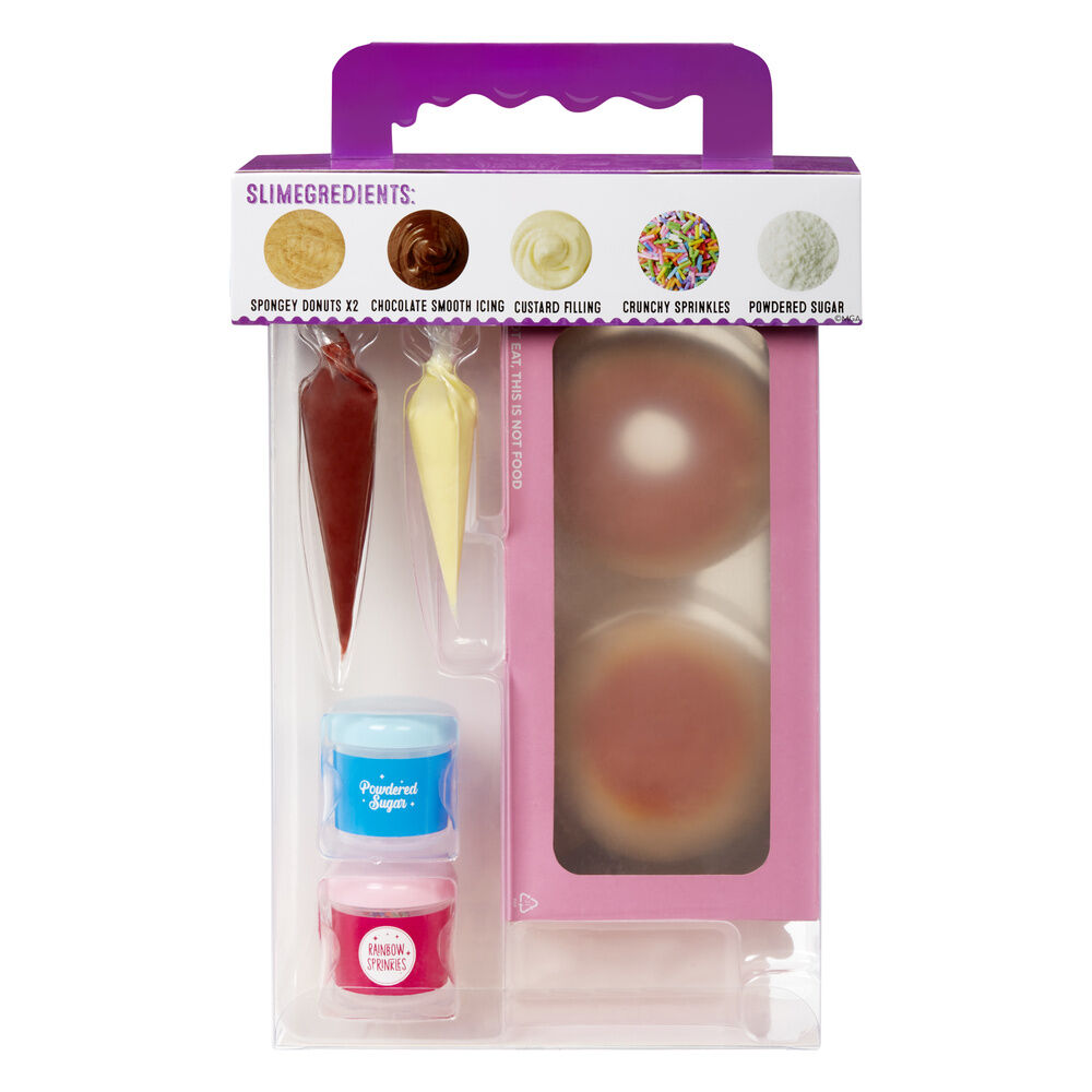 DIY Chocolate Glazed Donut Slime Kit - Slime Life