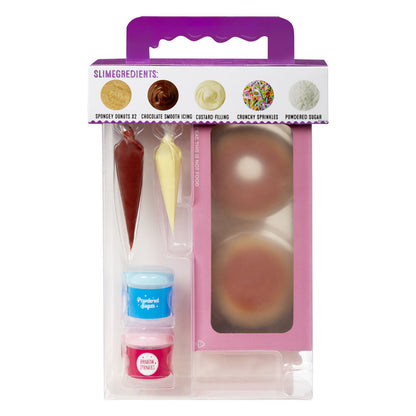 DIY Chocolate Glazed Donut Slime Kit - Slime Life