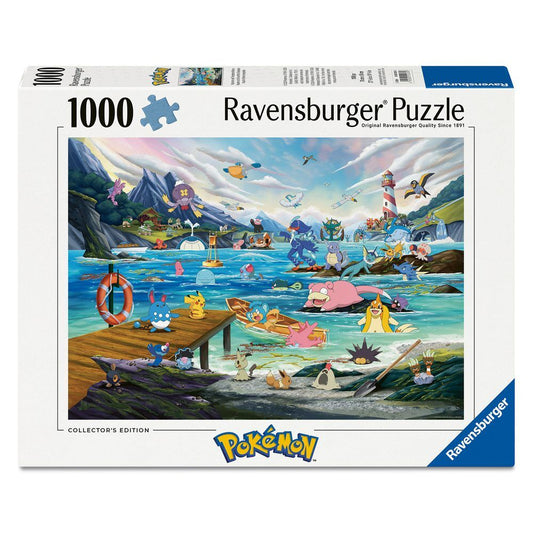 Puzzle Vaporeon and the Temperate Sea Pokemon Breakout 3 1000pcs