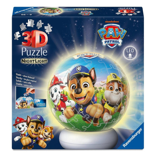 Paw Patrol 3D Puzzle Ball Paw Patrol light 74pcs