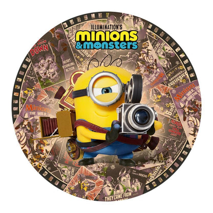 Minions round puzzle, 500 pieces