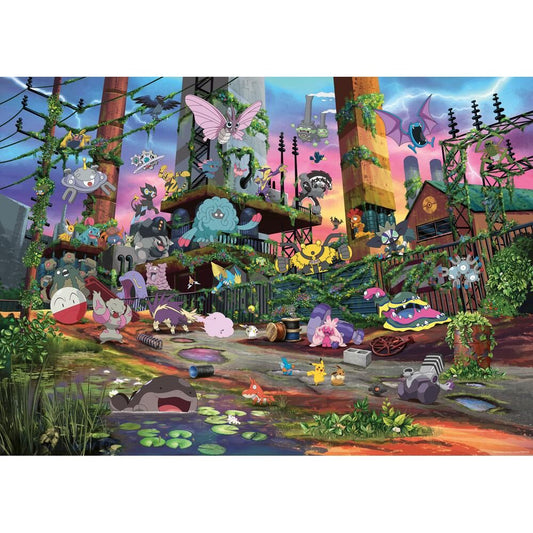 Puzzle Jolteon and the Recovered Power Station Pokemon Breakout 2 1000 pieces