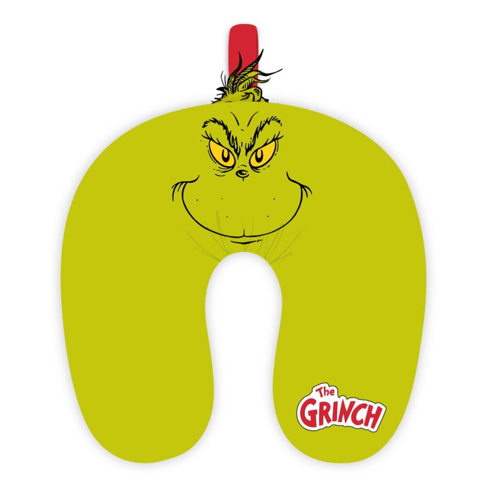 Grinch travel pillow