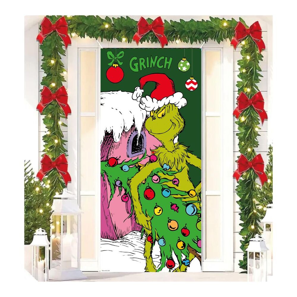 Grinch door decoration