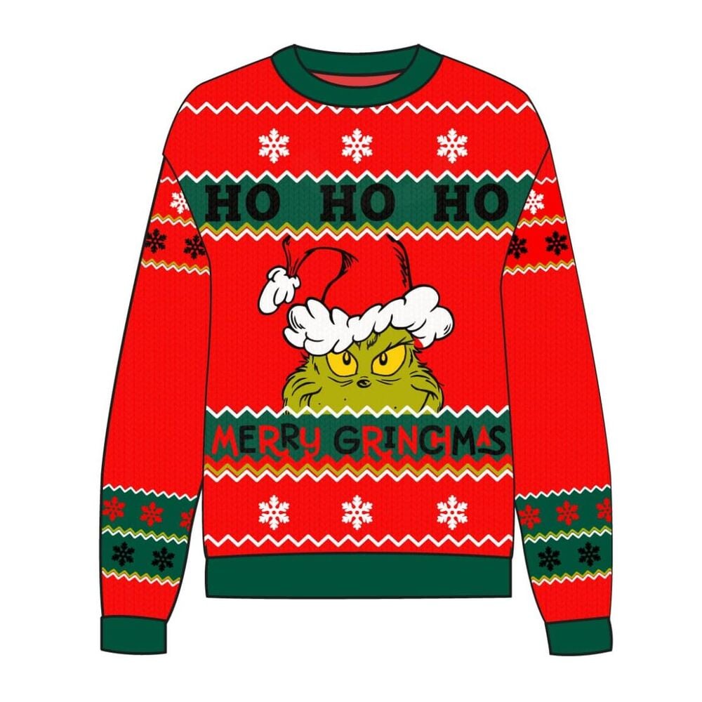 Adult Grinch Christmas Sweater