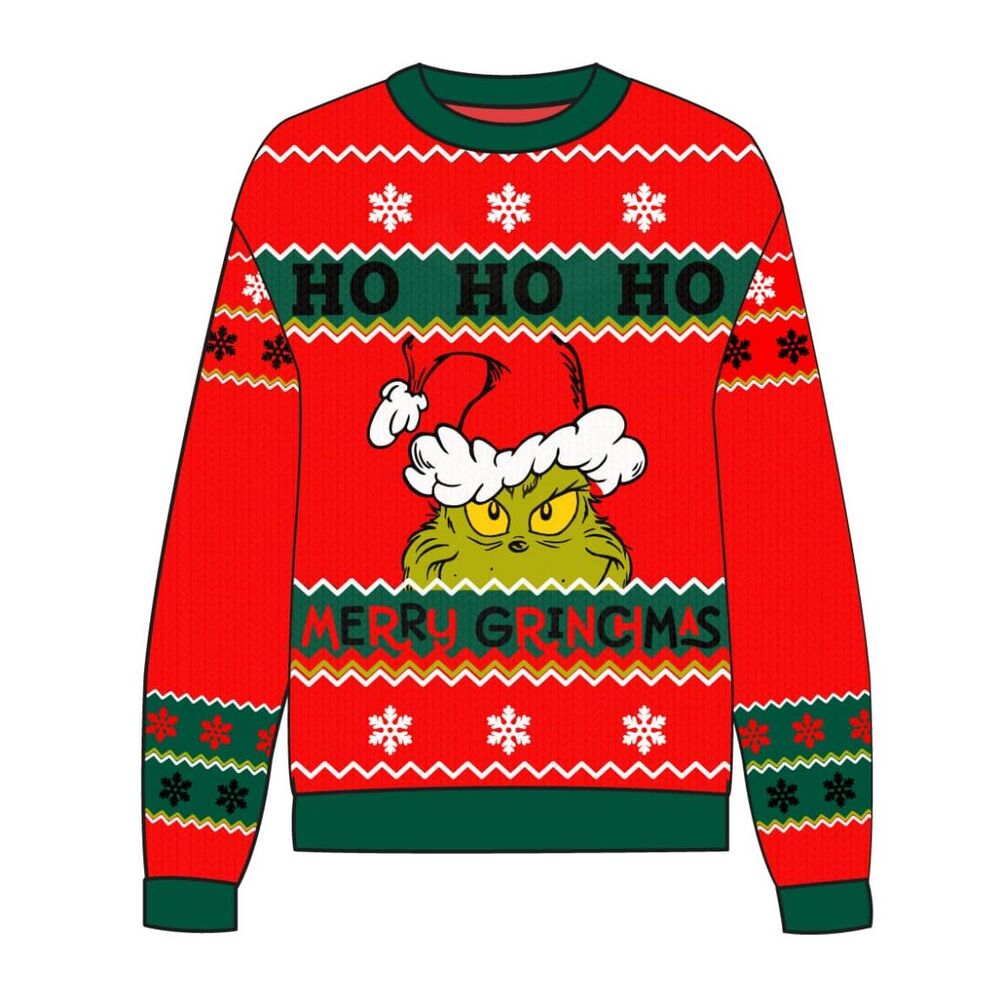 Adult Grinch Christmas Sweater