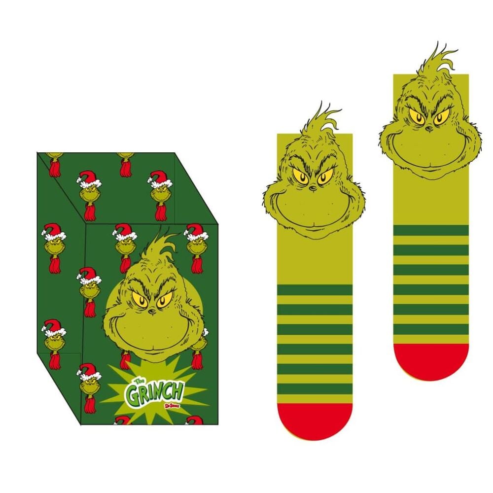 Grinch non-slip socks