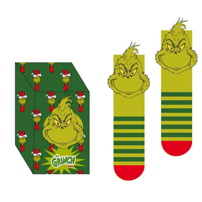 Grinch non-slip socks