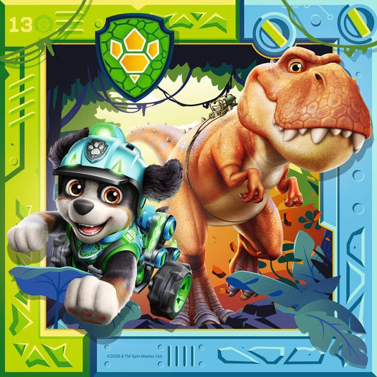 Paw Patrol Dino Movie Puzzle 3x49pcs