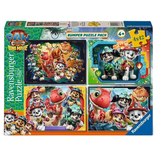 Puzzle Dino Movie Paw Patrol Paw Patrol 4x42pcs