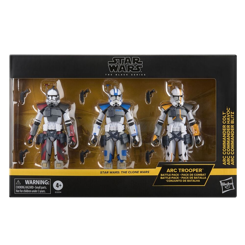 Set 3 Figures Star Wars The Clone Wars Star Wars The Black Series 15cm