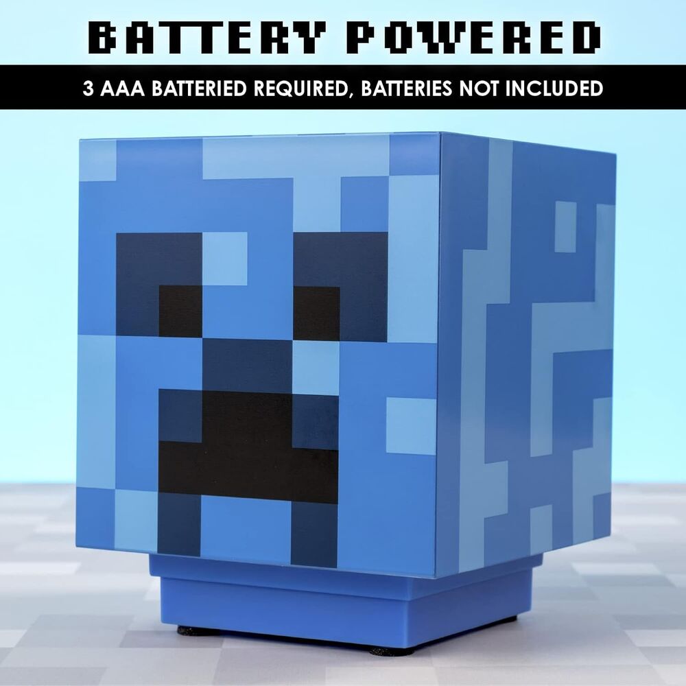 3D Charged Creeper Minecraft sound lamp