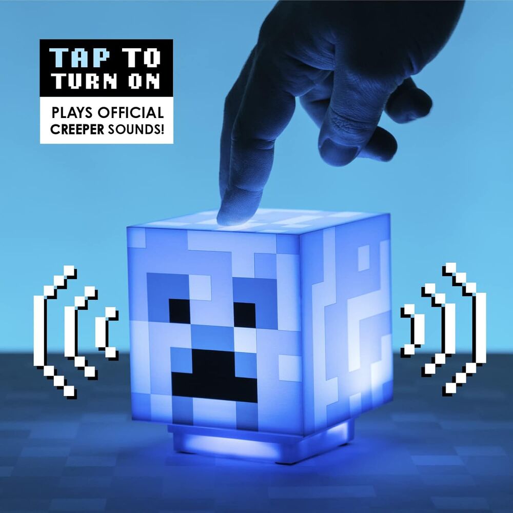 3D Charged Creeper Minecraft sound lamp