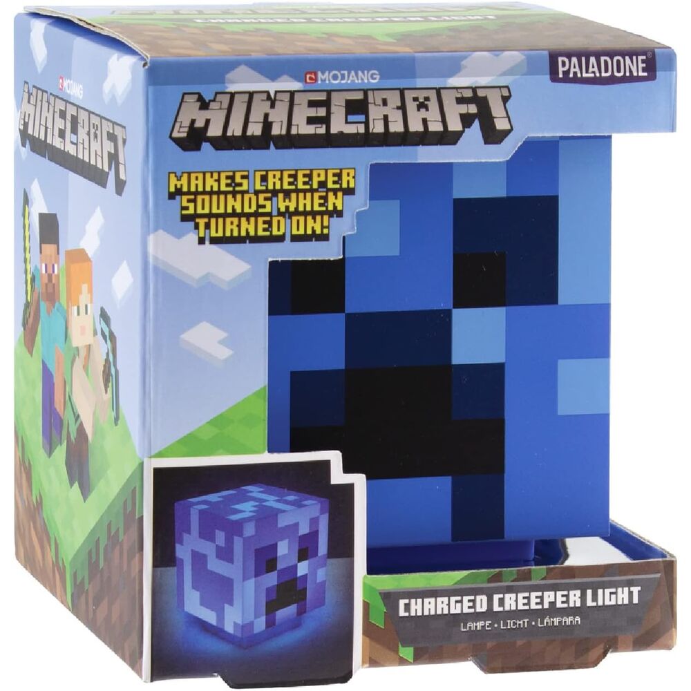 3D Charged Creeper Minecraft sound lamp