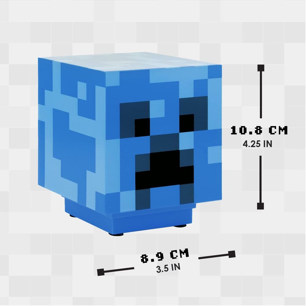 3D Charged Creeper Minecraft sound lamp