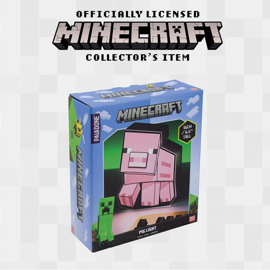 Minecraft Pig Box Lamp