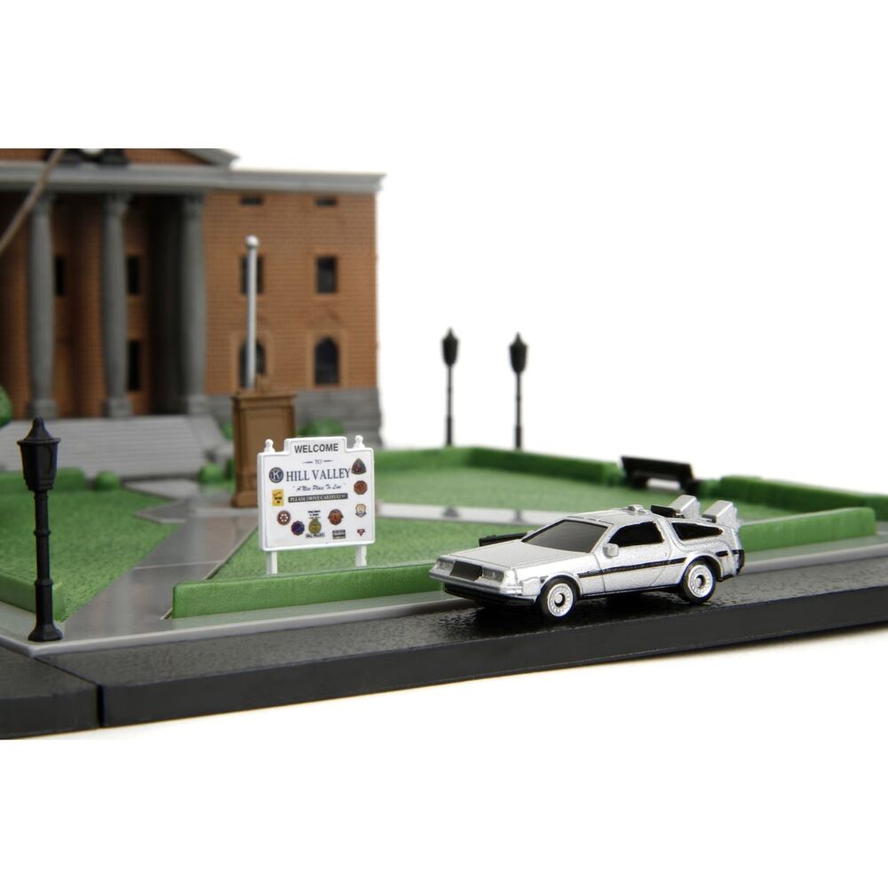 Nachbau Diorama Hill Valley Courthouse Square Zurück in die Zukunft