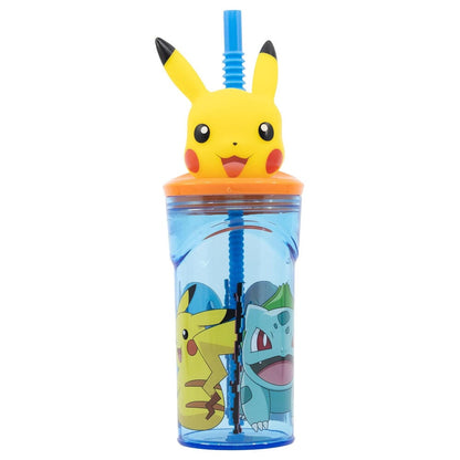 Pokemon 3D Figure Glass 360ml