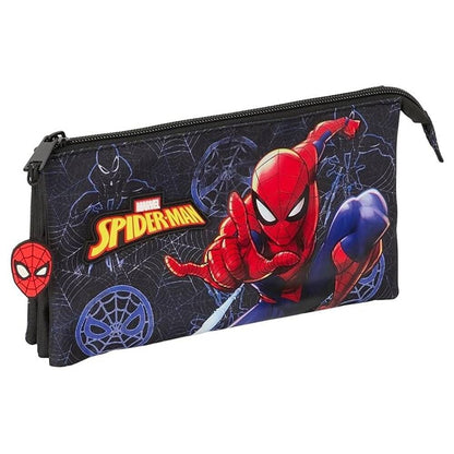 Attack Spiderman Marvel triple pencil case