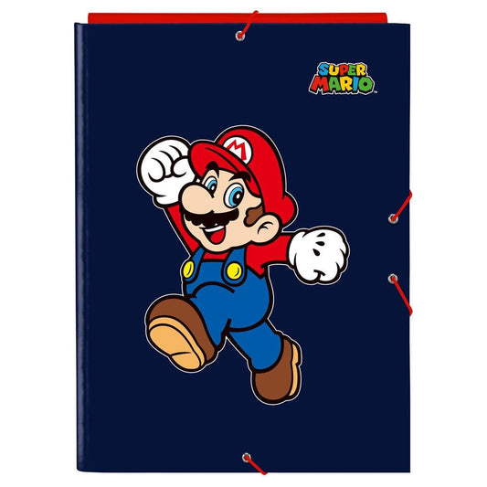 Super Mario World folio folder with 3 flaps